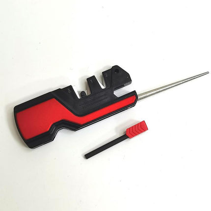 6-in-1 Knife Sharpener Diamond&Ceramic For Knives Blade Outdoor Survival Tool - Aimall
