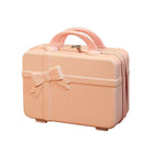 14 Inch Bow Hand Luggage Mini Makeup Case Travel Storage Gift Suitcase for Women