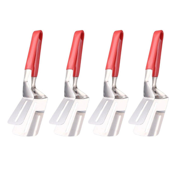 4pcs Stainless Steel Steak Clips Frying Spatula Multifunctional Kitchen Tools