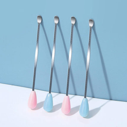 Stainless Steel Earpick Scoop Reusable Earwax Removal Tool Cleaner Kit Unisex