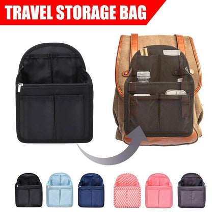 Backpack Liner Organizer Anti-theft Insert Bag For Handbag Travel Cosmetic Bags