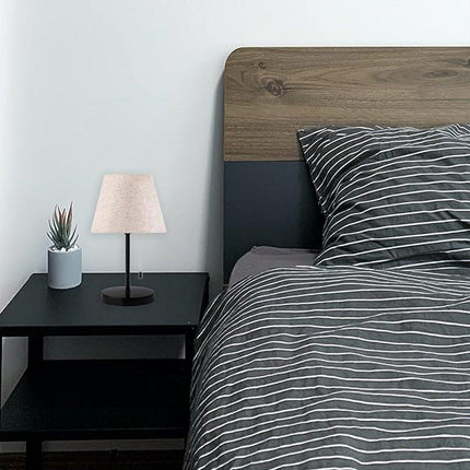 Modern Simple Zip Table Lamp Bedside Lamp for Hotel Bedroom Study Reading Light