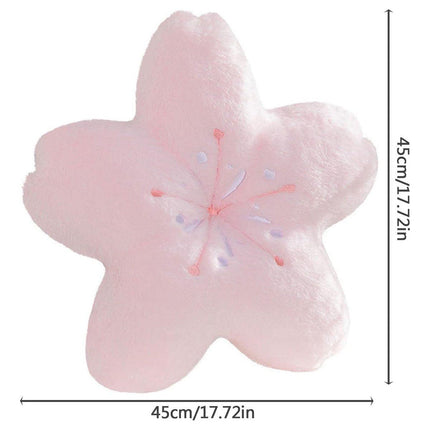 Pink Cherry Blossom Nap Pillow Soft Sleeping Pillow for Office Children Students