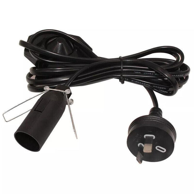 Himalayan Salt Lamp Dimmer Power Cord 1.8M Cable With Free E14 15W Dimmable Bulb - Aimall