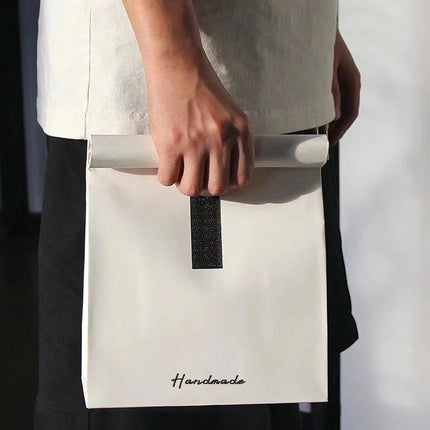 20pcs Creative Kraft Paper Bags Fashion Simple Baking Snack Packaging Bags
