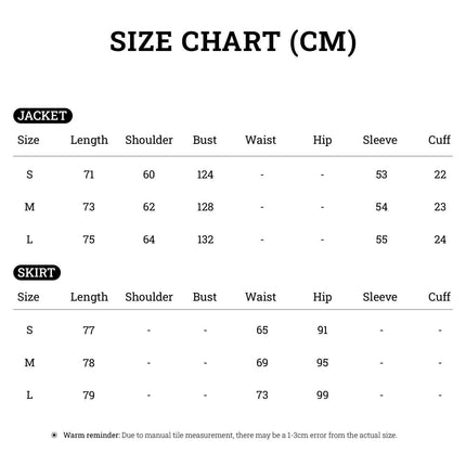 Luxury Women Jacquard Suit Chinese Style Black Shirt Fashion Skirt Set Elegant - Aimall
