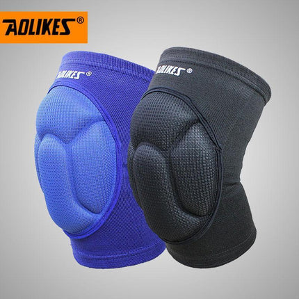 Knee Pad Crashproof Antislip Brace Leg Sleeve Protector Guard Support Men - Aimall