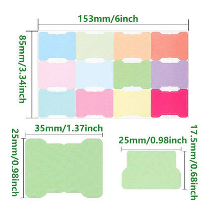 40Sheets Macaron Colour Writable Blank Journal Index Label Morandi Stickers Set