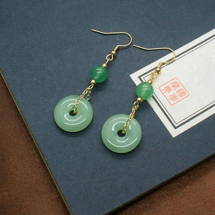 Women Earrings Fashion Dangle Earrings Chinese Style Earring Retro Drop Earrings - Aimall