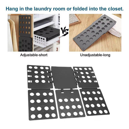 Folding Clothes Board Laundry Organizer Shirt Pants Tidy Storage Tool Easy Use