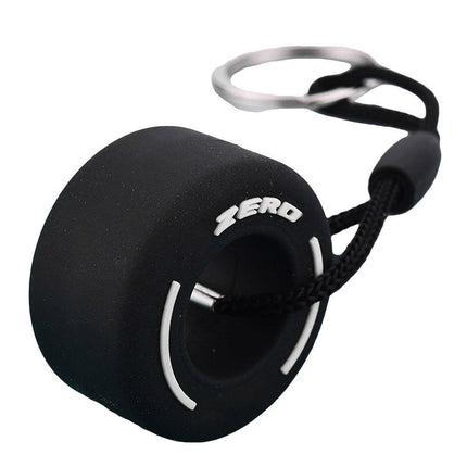 Creative PVC Soft Rubber Tire Keychain Car Key Pendant Schoolbag Accessories