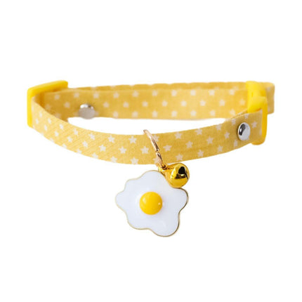 Adjustable Pet Collar with Buckle and Bell for Kitten and Dog Wearable Accessory