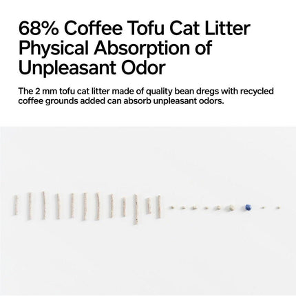 Pidan Cat Litter Classic Mixed Cat Litter Tofu Coffee Litter Bentonite Litter Low Dust Odor 4 Packs