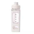 Square Plastic Water Cup Large Capacity Portable Outdoor Bottle For Travel