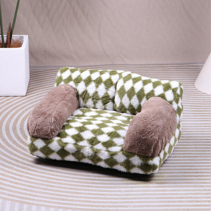 Dog Cat Sofa Warm Pet Sofa for Cats and Small Dogs Comfortable Sleeping Bed