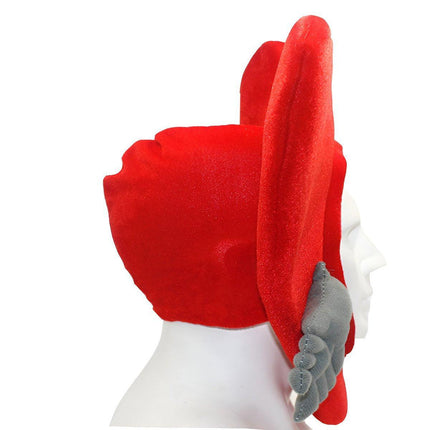 Cartoon Love Plush Head Cover Photo Props for Performance and Costume Accessory