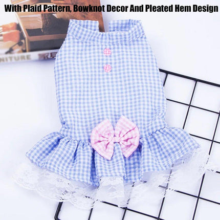 Cute Small Dog Dress Puppy Clothing Pet Apparel for Summer Fashion Outfit