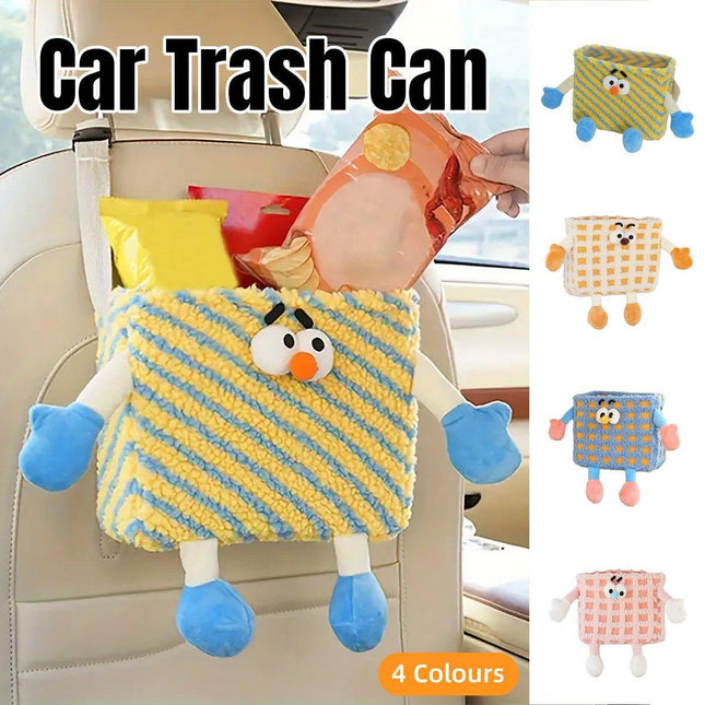 Car Wastebasket Seatback Hanging Storage Bin for Car Trash and Organizing