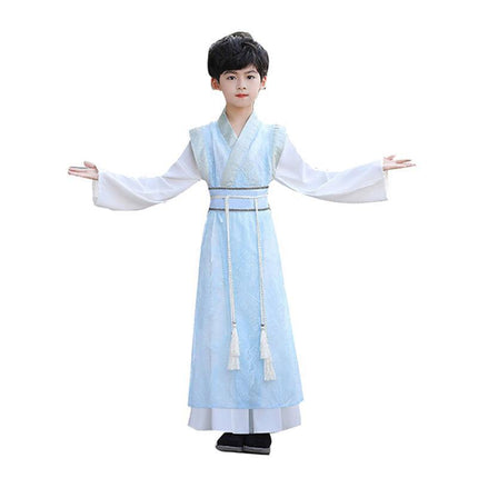 Boys Children's Ancient Costumes Summer Chinese Style Young Master's Clothes - Aimall
