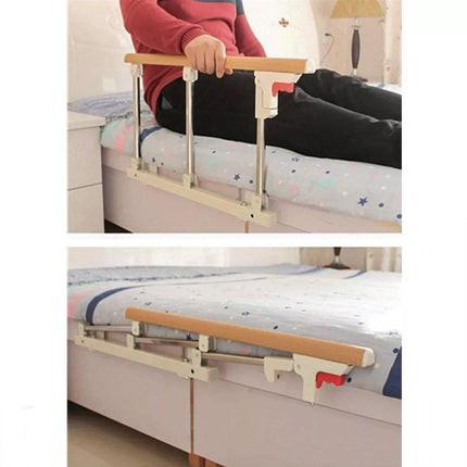 Folding Bedside Support Rail Anti-Fall Assist Handle Adjustable Barrier