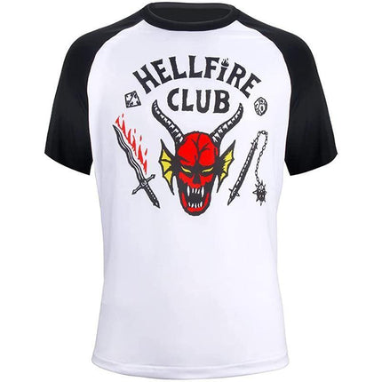 Stranger Things Hellfire Club Short Shirt Sleeve Baseball Unisex T-Shirt S~XXL AU - Aimall