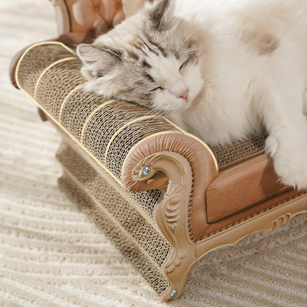Cat Sofa Scratcher Furniture Protector Anti-Scratch Chaise Lounge Bed Cat Toy