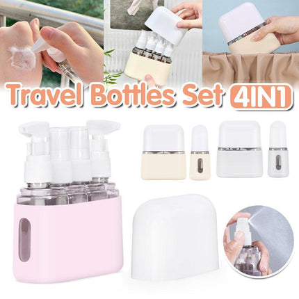Mini Shampoo Dispenser Portable Travel Bottle SetTravel Bottles for Toiletries