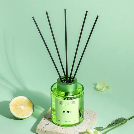 5X 120ml Fireless Rattan Aromatherapy Essential Oil Reed Diffuser Set