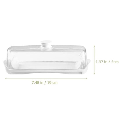 Butter Cheese Box Crisper Fruit Storage Container Multi Purpose Food Organizer