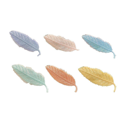 For Women Sweet Leaf Gradient Color Cute Hairpins Barrettes Side Clip Hair Clip - Aimall