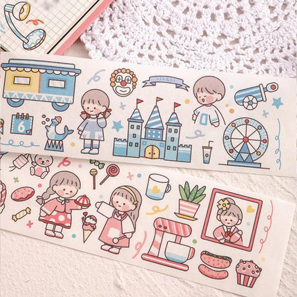 Life Every Day Series Creative Small Fresh Handbook Diary Diy Decoration Stickers - Aimall