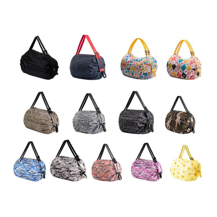 Large Foldable Reusable Shopping Bag Portable Travel Shoulder Grocery Tote Bag