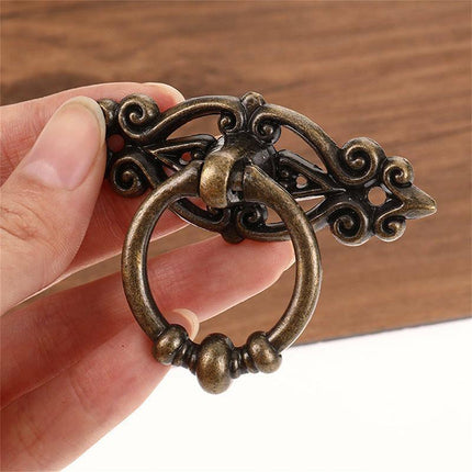 5PCS Vintage Handles Cabinet Drawer Cupboard Door Iron Knob Gold Pull - Aimall