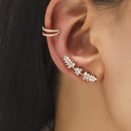 Simple Ear Clips No Piercing Stud Earrings Set Non Pierced Fashion Jewellery