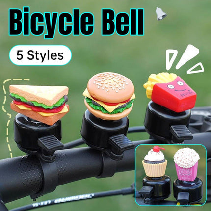 Food Design Bike Bell Loud Ring Decorative Bicycle Accessories Kids