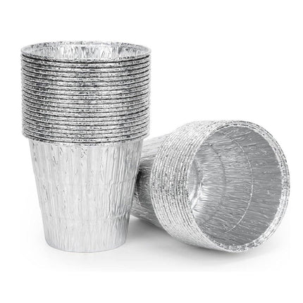 20pcs Tin Foil BBQ Bucket Liners Disposable Outdoor Grill Liner for Cookin