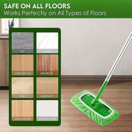 10PCS Replacement Mop Cloth Water Absorbent Wet Dry Refill Cover Household Tool