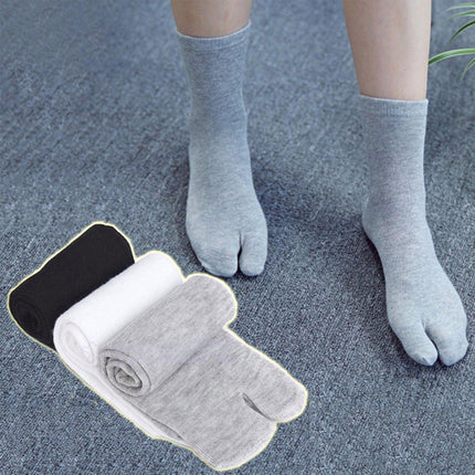 Two Toe Socks Japan Style Clog Props Hotel Bath Spa Socks Comfortable Tube Fit