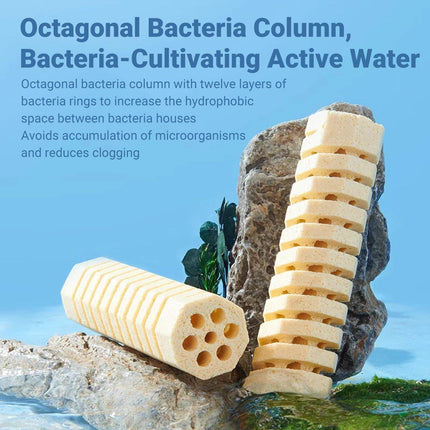 High-end Nano Bacterial House Far Infrared Spiral Column Fish Filter Material
