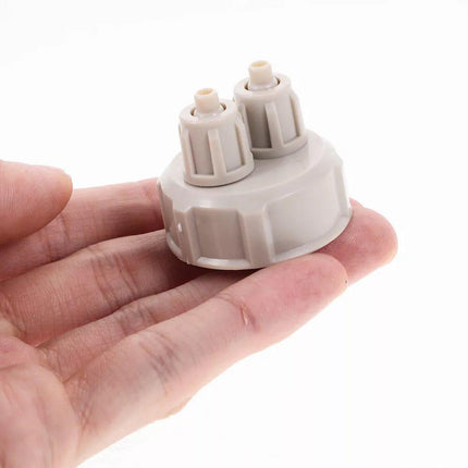 10pcs Aquarium CO2 Generator Bottle Cap Fish Tank DIY Air Diffuser Valve Guage