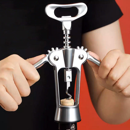 3PCS Wine Bottle Opener Corkscrew Set Kitchen Bar Tools for Easy Opening