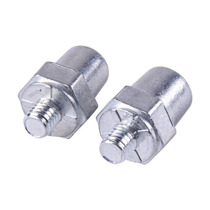 2Pcs Battery Terminal Posts For M8 8mm Bolts Positive Negative For Car Boats