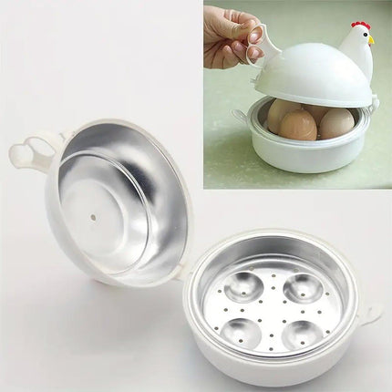 Microwave Oven Egg Steamer Boiled Egg Artifact Boiled Egg Mini Household Special Heating Box