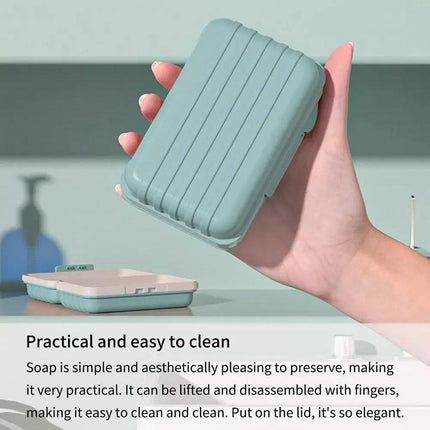3PCS Soap Holder Travel Soap Container Portable Bar Soap Case Leakproof Soap Box