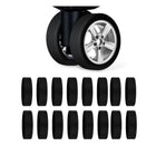 16 PCS Silicone Luggage Wheels Cover Caster Shoes Wheel Protector for Luggage - Aimall
