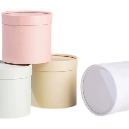 10pcs Clear Round Hug Bucket for Flower Arrangement Bouquet Packaging Supplies