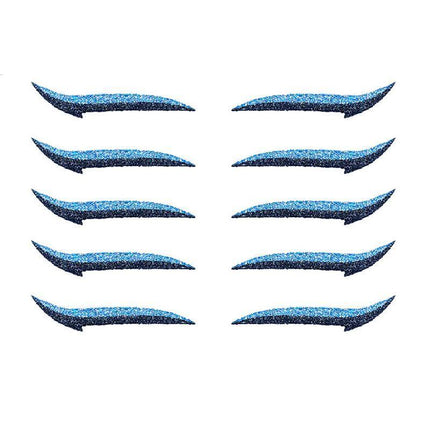 Reusable Eyeliner Stickers Makeup Eye shadow Glitter Eye Cosmetic Eyeliners - Aimall