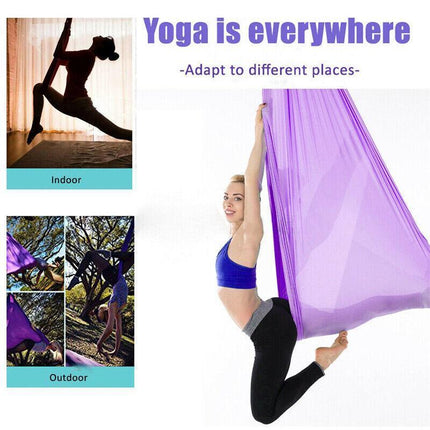 Elastic Swings Hammock Soft Yoga Sensory Cuddle Kids Autism Therapy Seat Swing - Aimall