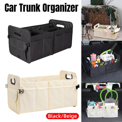 Car Organiser Boot Storage Box Foldable Trunk Organizer for Vehicle Storage