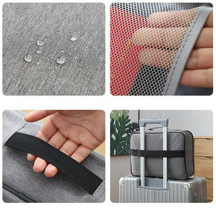 Large Capacity Multi-Layer Document Ticket Storage Bag Certificate File Organize 3 LayersU - Aimall